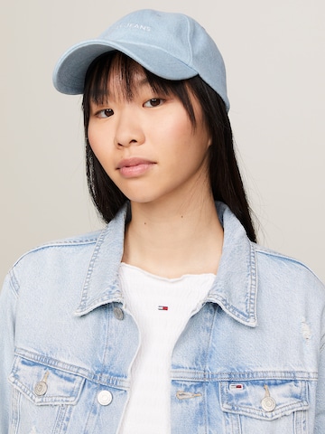 Tommy Jeans Cap in Blue: front