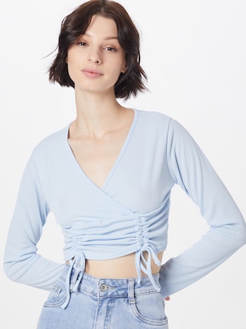 Femme Luxe Shirts 'FERN' i blå: forside