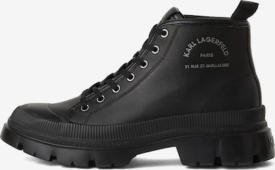 Karl Lagerfeld Nauhabootsit 'Maison' värissä musta, Tuotenäkymä