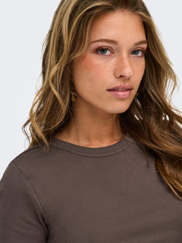 ONLY Tricot 'Val' in Bruin