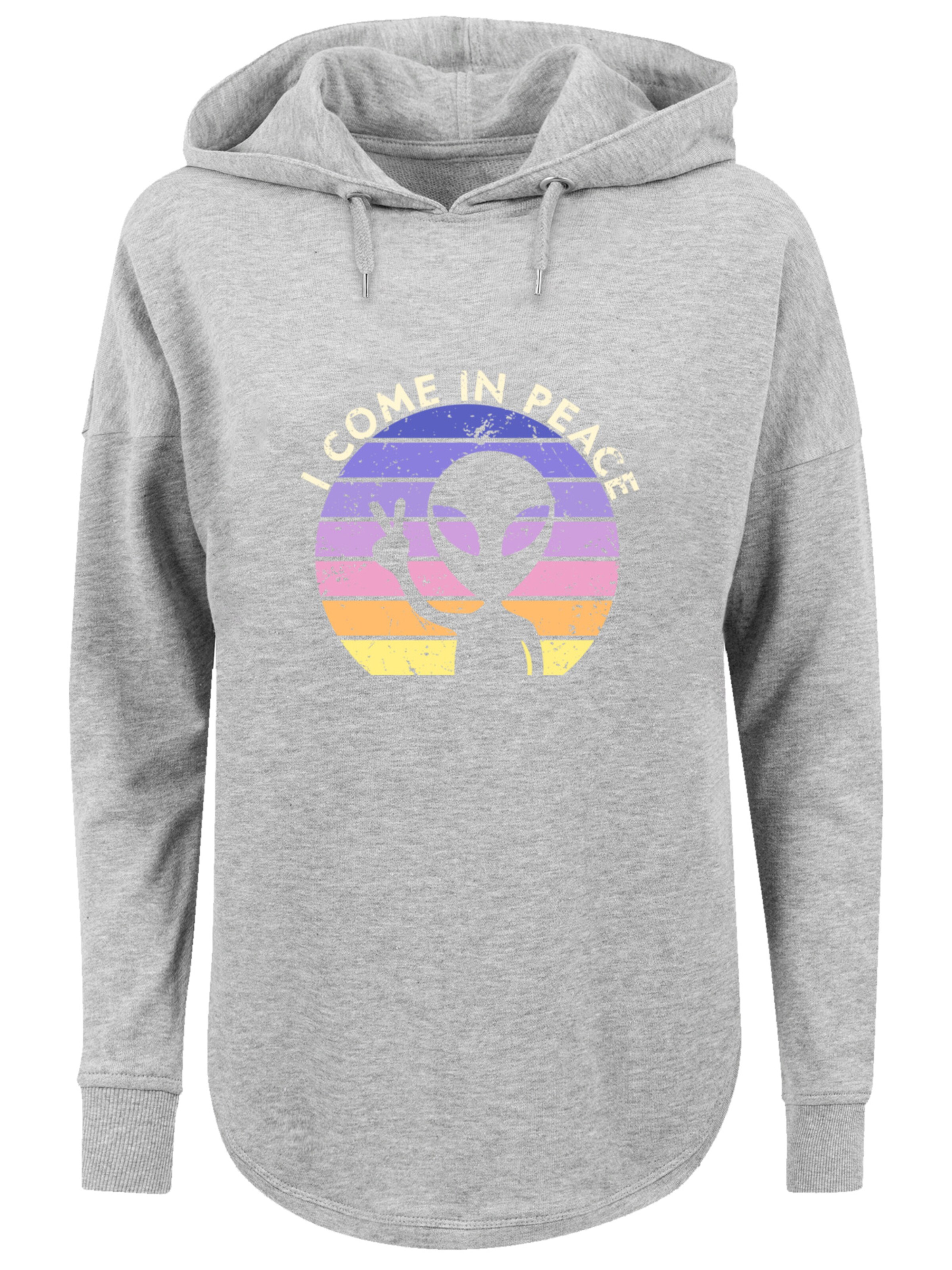 Pull-over 'Alien Peace Sunset' F4NT4STIC en gris : devant