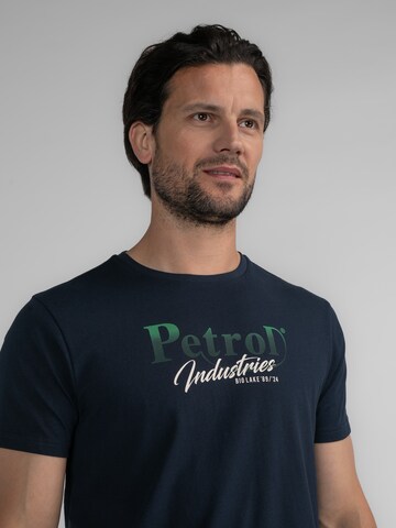 T-Shirt 'Porcupine' Petrol Industries en bleu