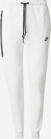 Nike SportswearTapered Sportske hlače 'Tech Fleece' - siva boja: prednji dio