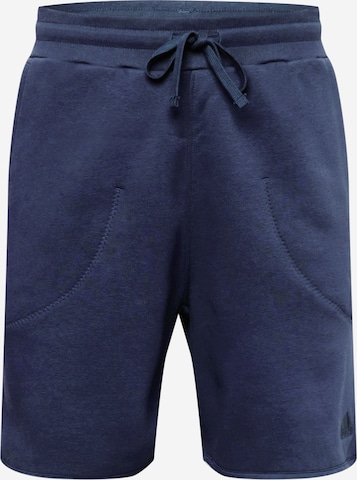 ADIDAS PERFORMANCE Sports trousers in Blue: front