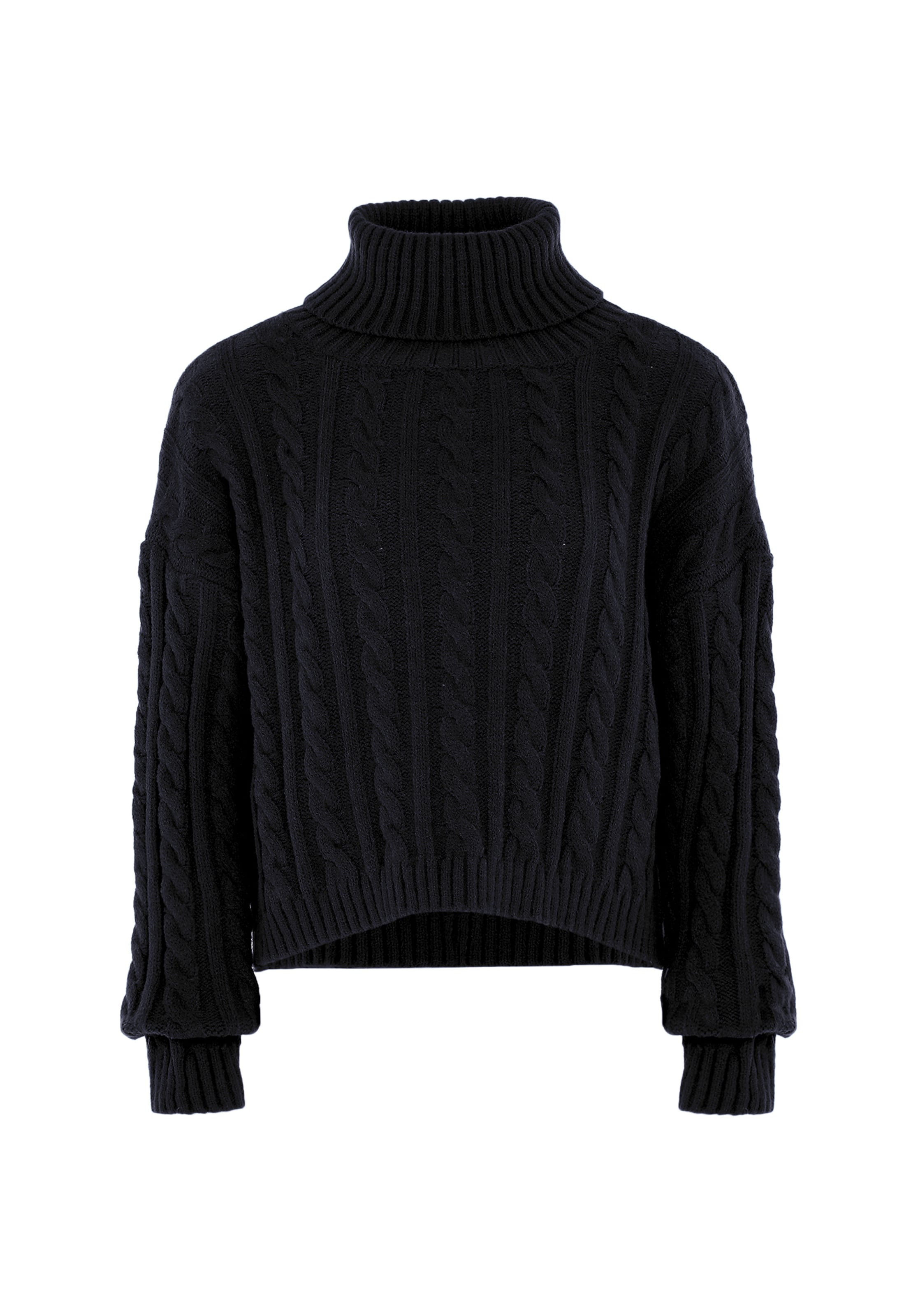 Libbi Pullover in Schwarz: Vorderseite