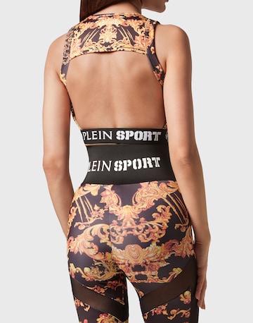 Top 'Baroque' di Plein Sport in nero