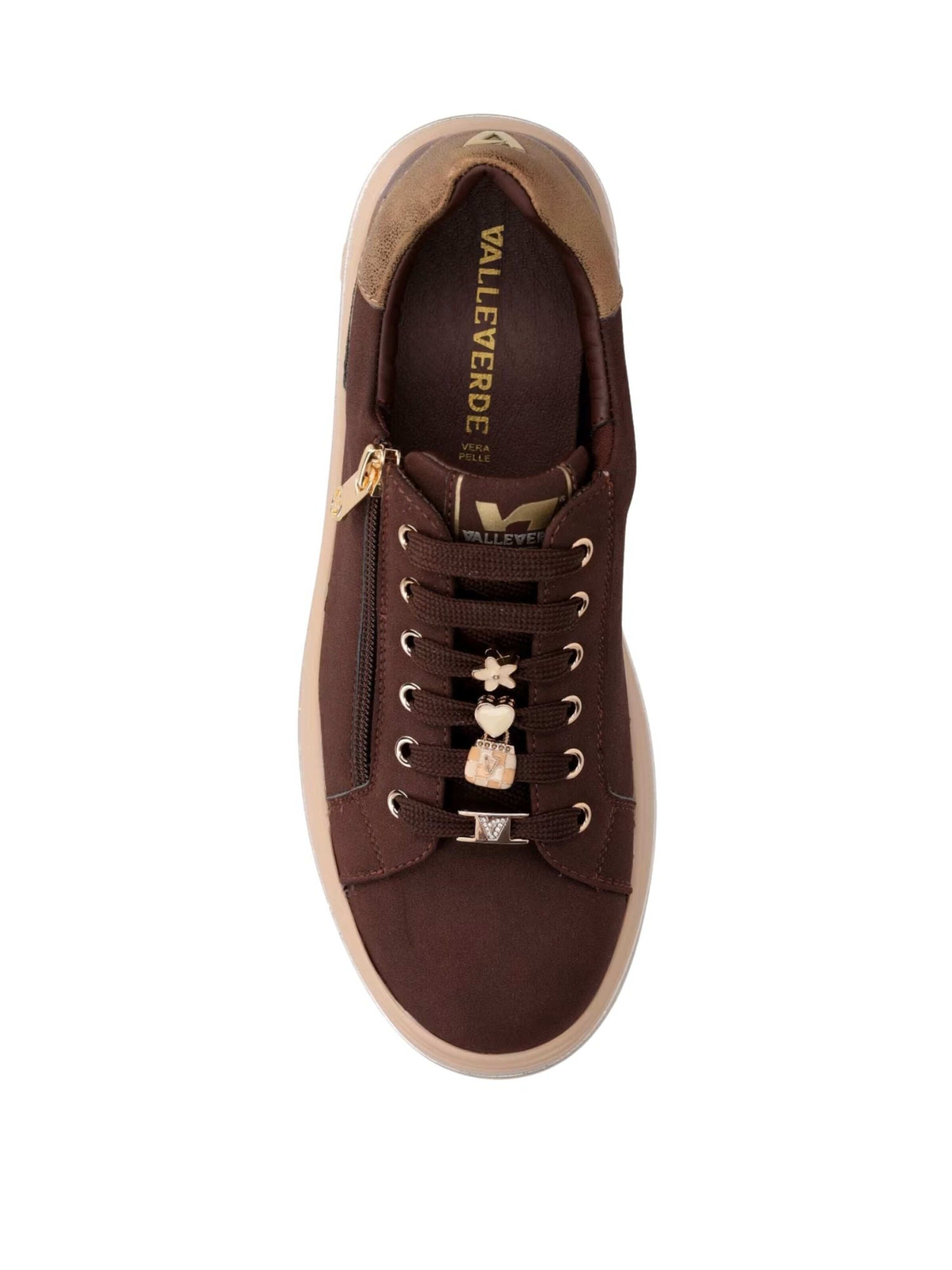 Sneaker bassa 'Valleverde Sneaker Nera' di Valleverde in marrone
