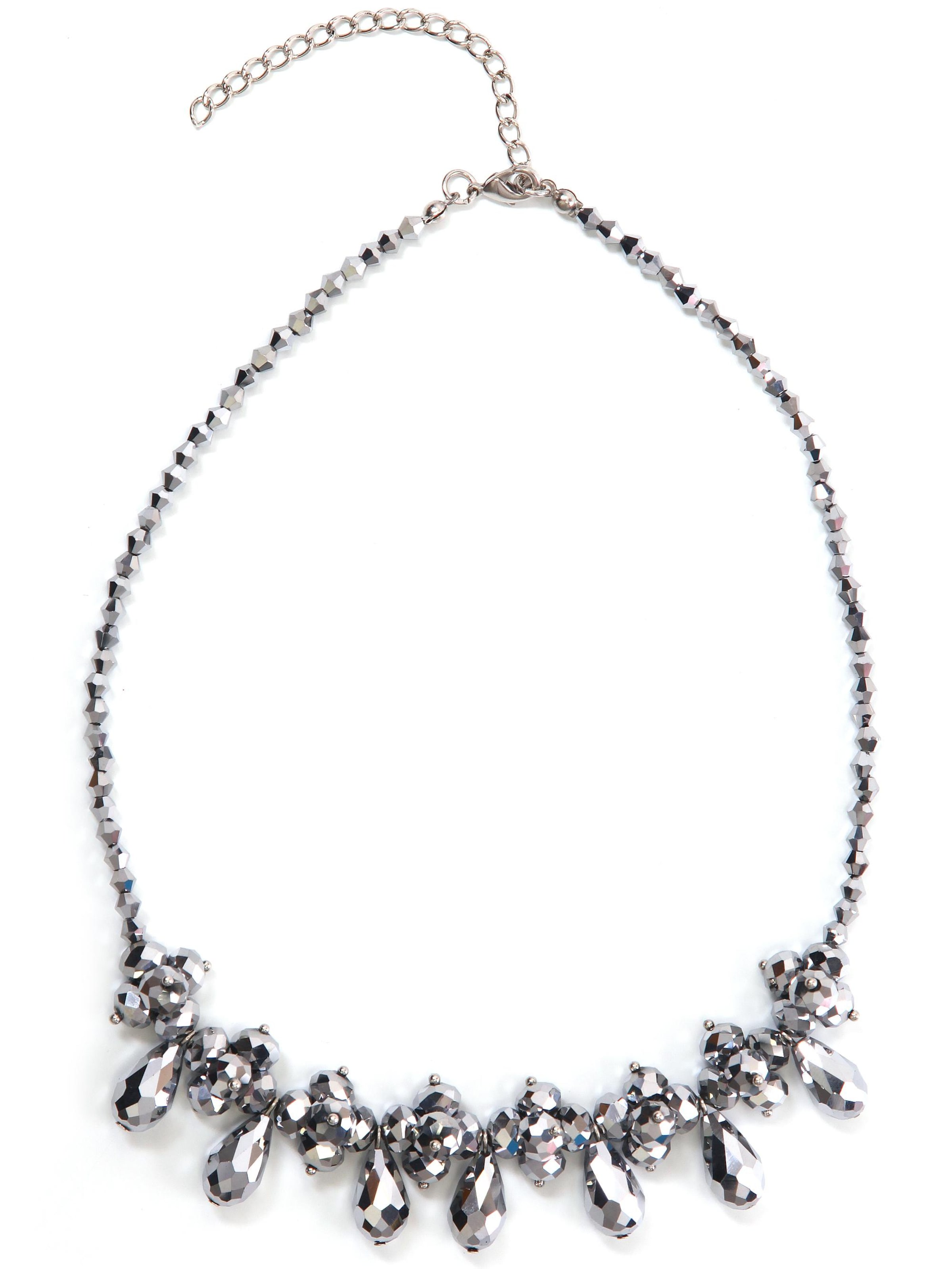 COLLEZIONE ALESSANDRO Necklace 'Doro' in Silver: front