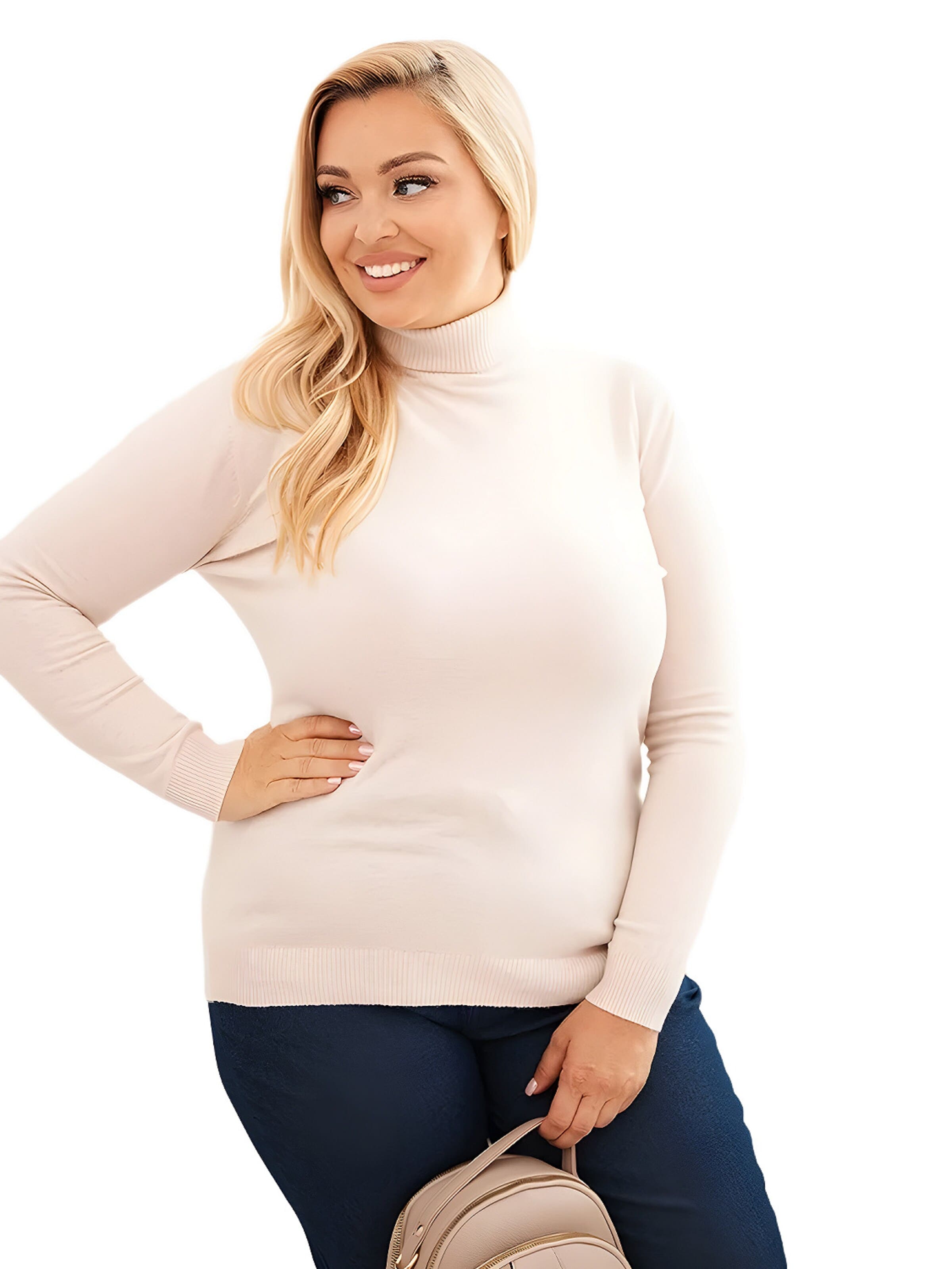 Lumera Pullover 'Velo'‌ in Beige: Vorderseite