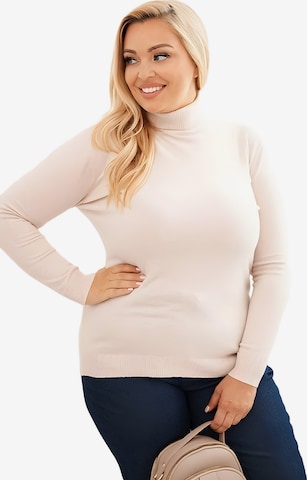 Lumera Pullover 'Velo' in Beige: Vorderseite