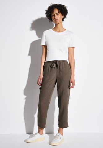 STREET ONE Loosefit Hose in Braun