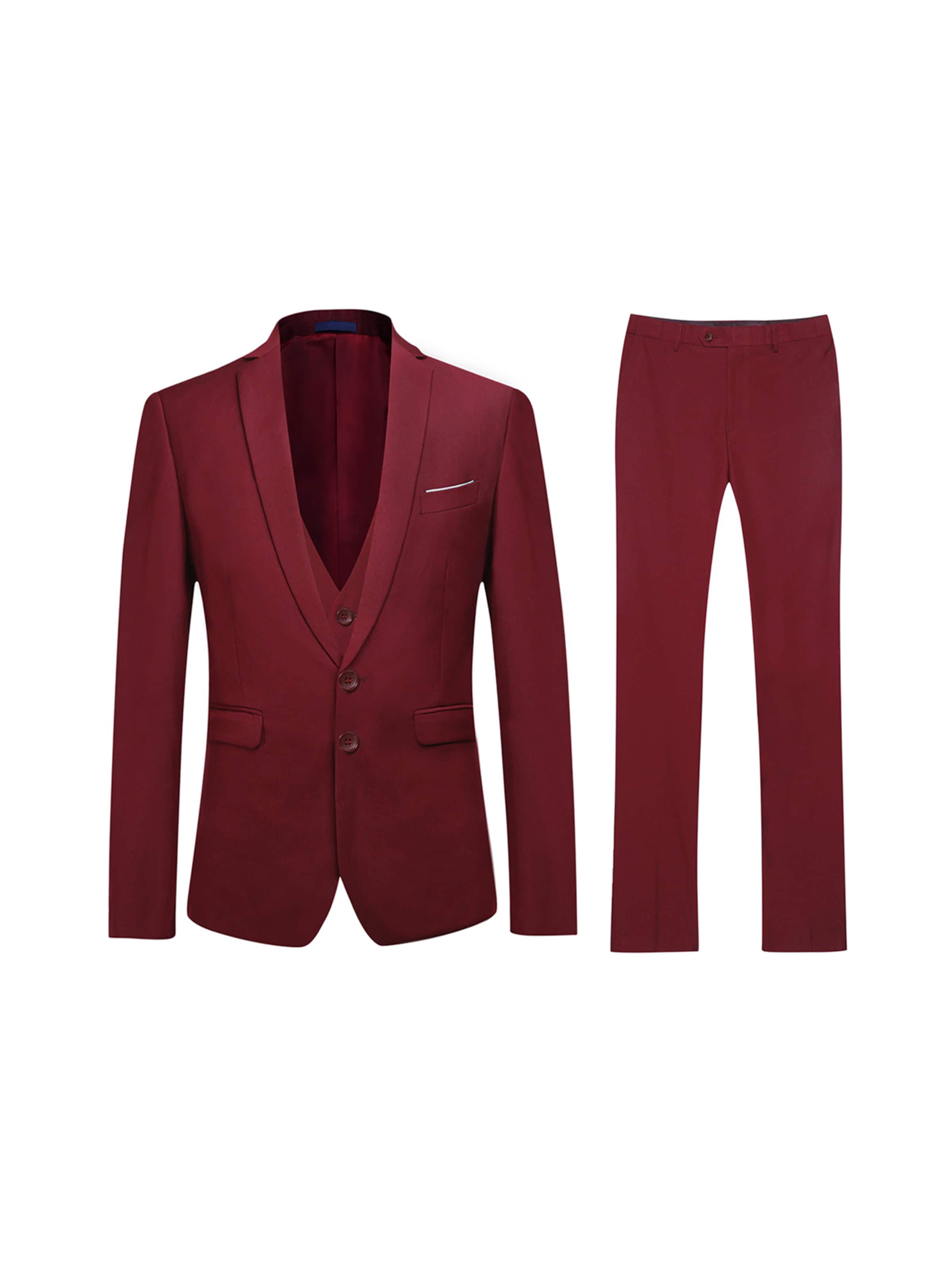 Youthup Suit in Wine red, Item view