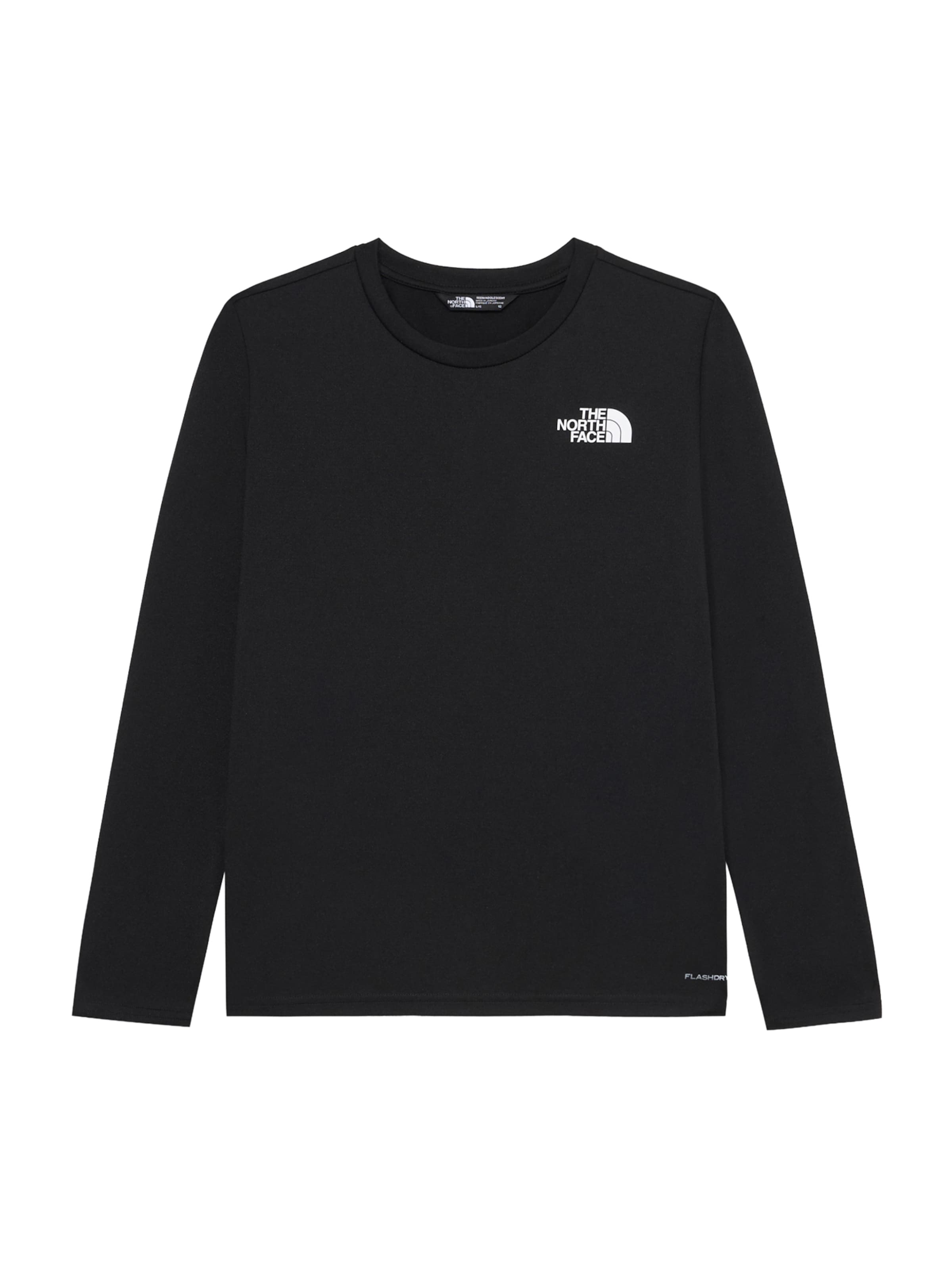 THE NORTH FACE Λειτουργικό μπλουζάκι σε μαύρο: μπροστά