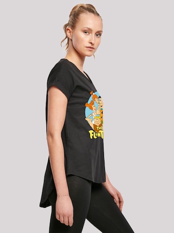T-shirt 'Die Familie Feuerstein' F4NT4STIC en noir