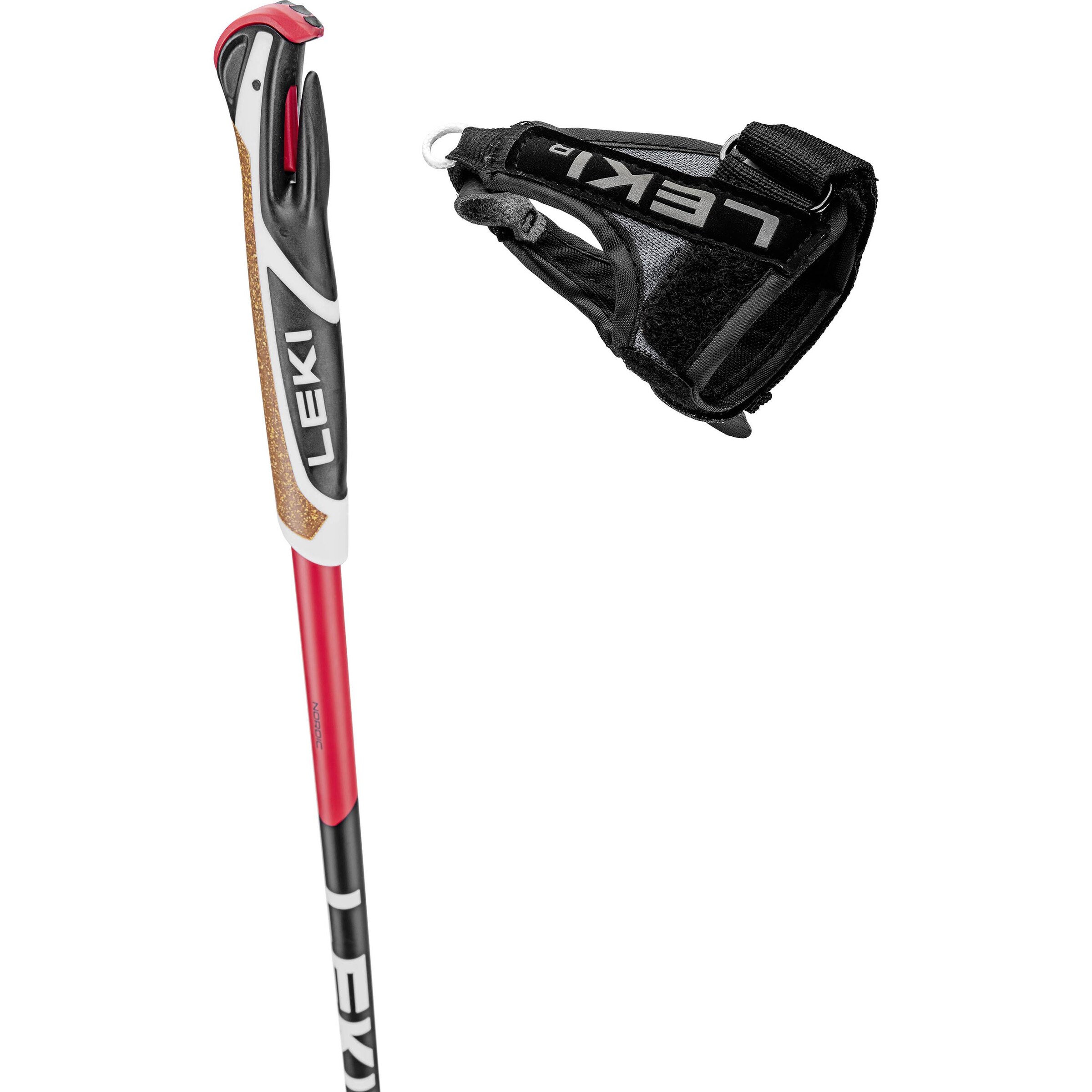 LEKI Stick 'CC 450' in Black