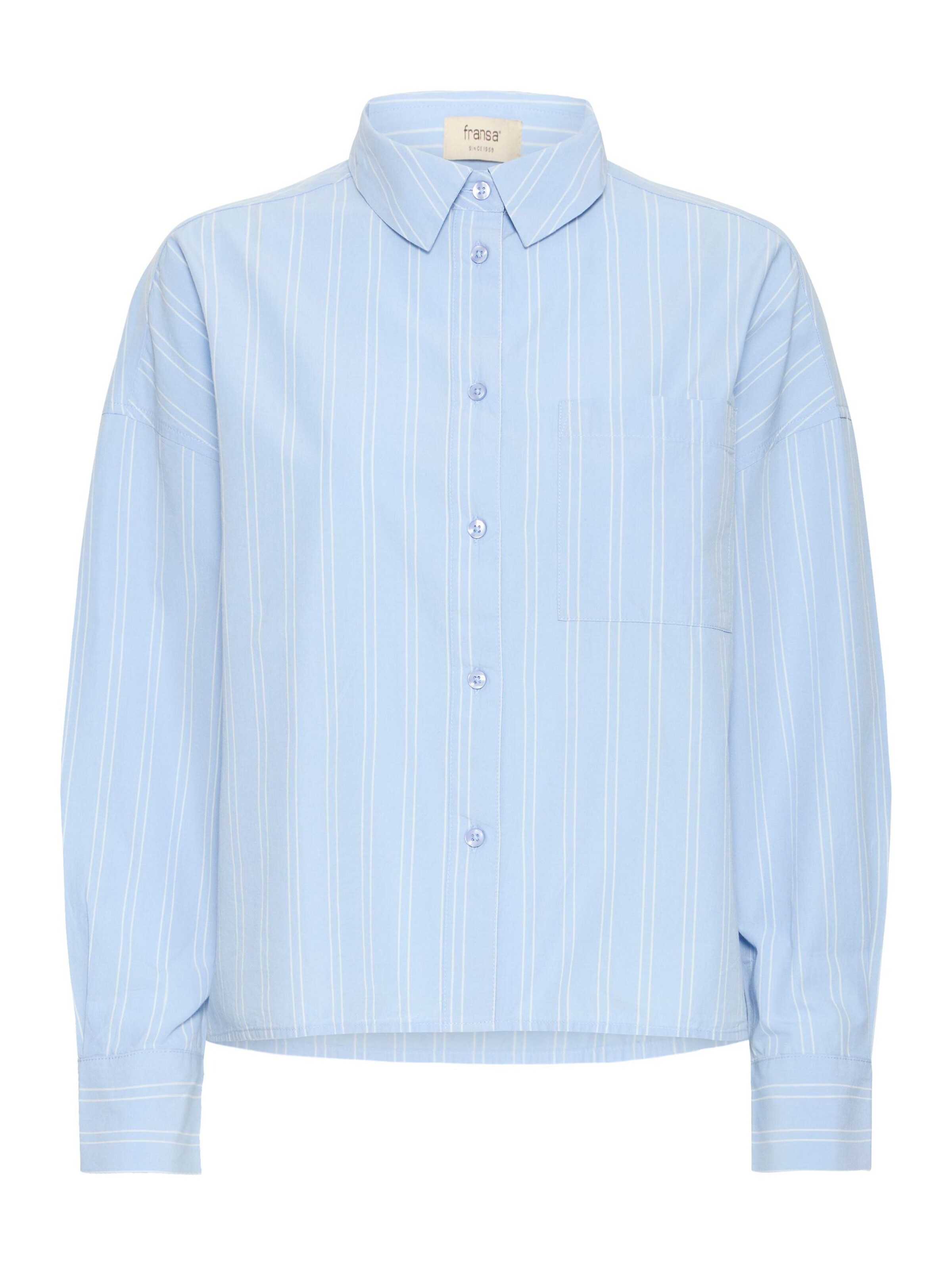 Fransa Blouse 'FRFIBE' in Blauw: voorkant