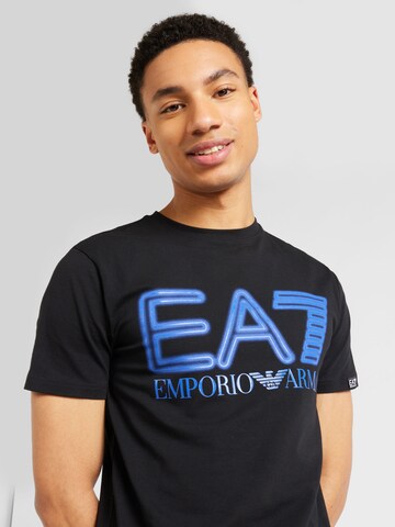 EA7 Emporio Armani Тениска в черно