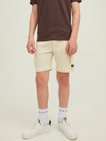 Jack & Jones Junior Normální Kalhoty – béžová: přední strana