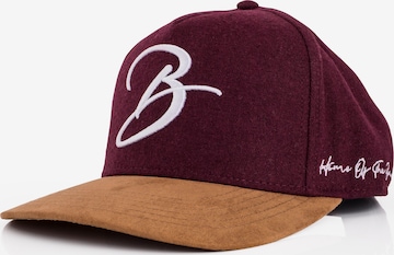 Blackskies Cap 'B Script' in Red: front