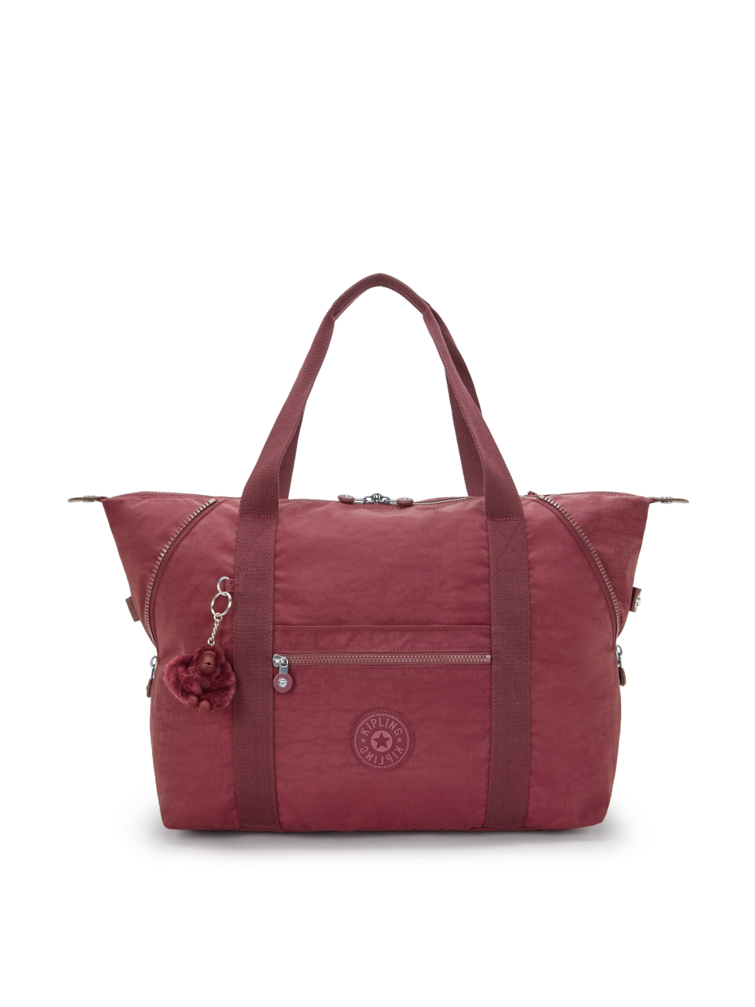 KIPLING Víkendová taška 'Art' - Červená: predná strana