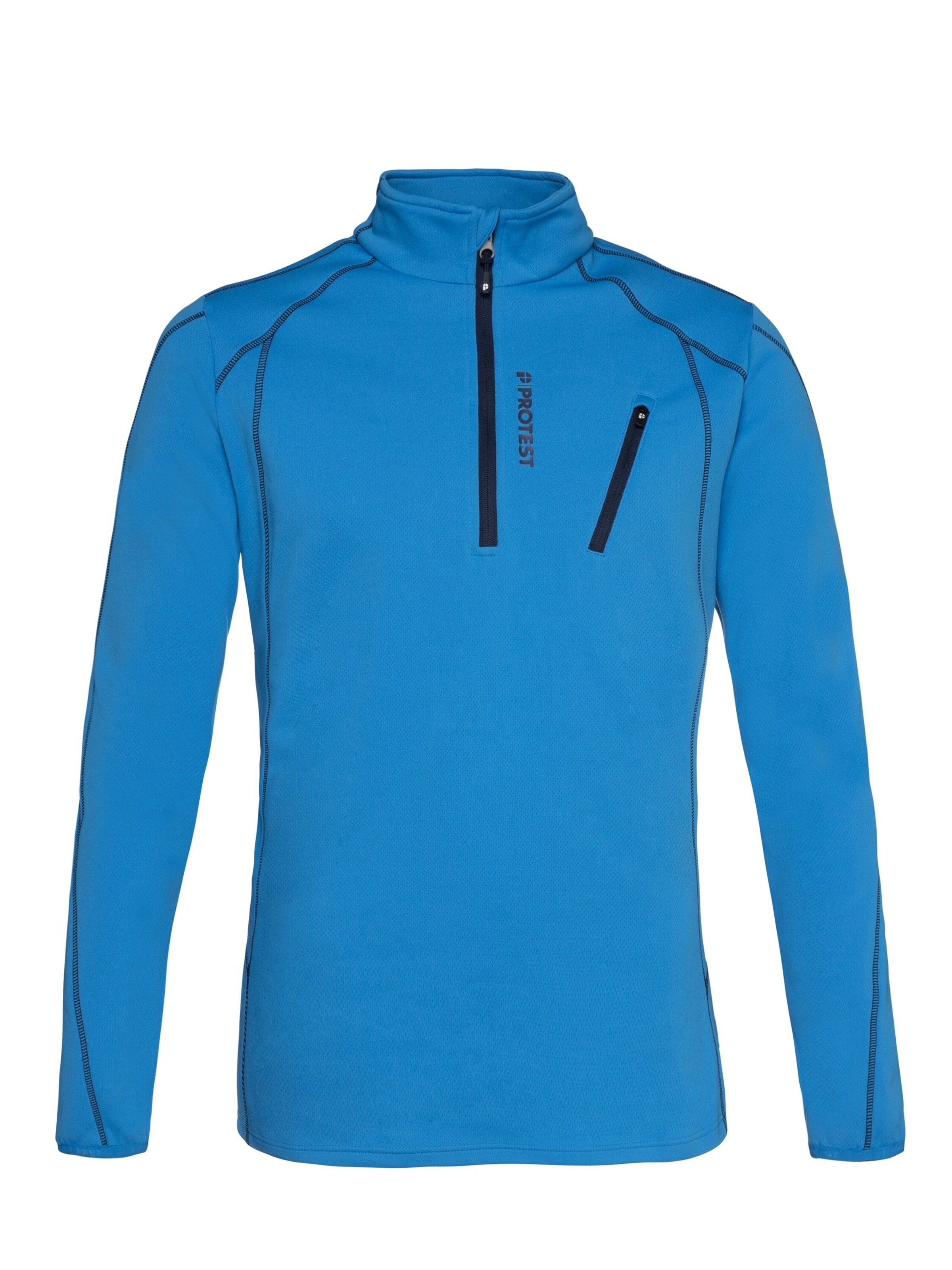 PROTEST Athletic Sweatshirt 'HUMANS' in Blue: front