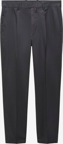 MANGO MAN Pleat-Front Pants 'Jon' in Blue: front