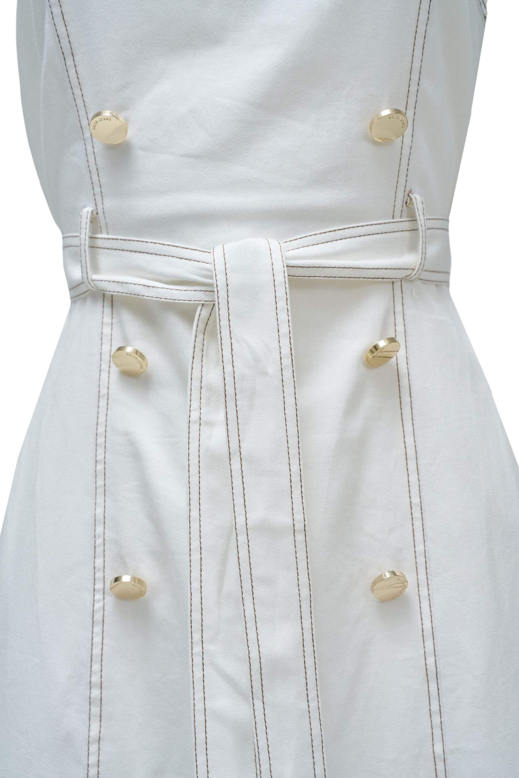 Salsa Jeans Jurk in Wit