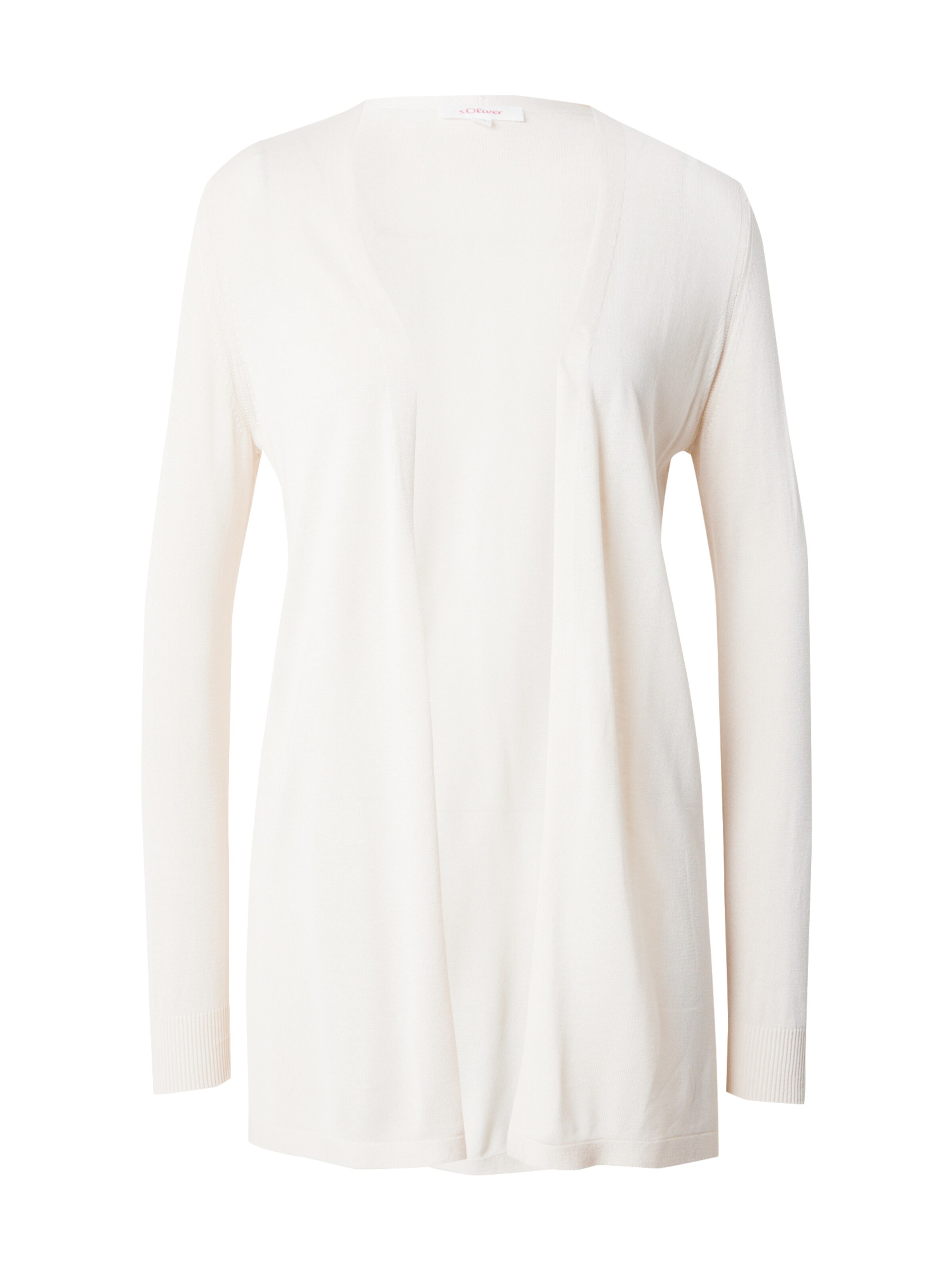 s.Oliver Strickjacke in Beige: Vorderseite