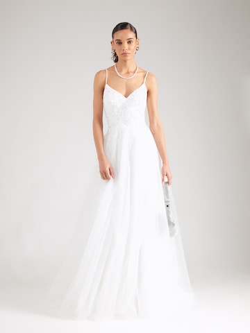 balta LUXUAR Vakarinė suknelė: priekis