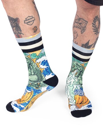 Calzino 'Kaiju King' di American Socks in verde