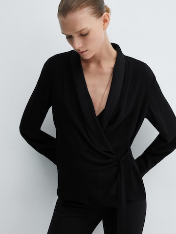 MANGO Blouse 'Rider' in Black