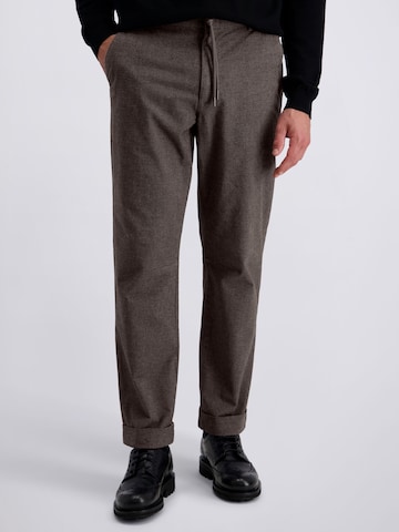 Regular Pantalon chino 'Chambery' PIERRE CARDIN en marron : devant