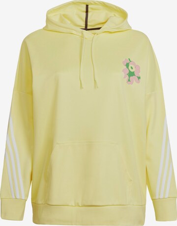 Sweat de sport ADIDAS SPORTSWEAR en jaune : devant