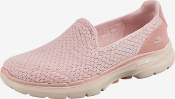 SKECHERS Slipper 'Go Walk 6' in Pink: predná strana