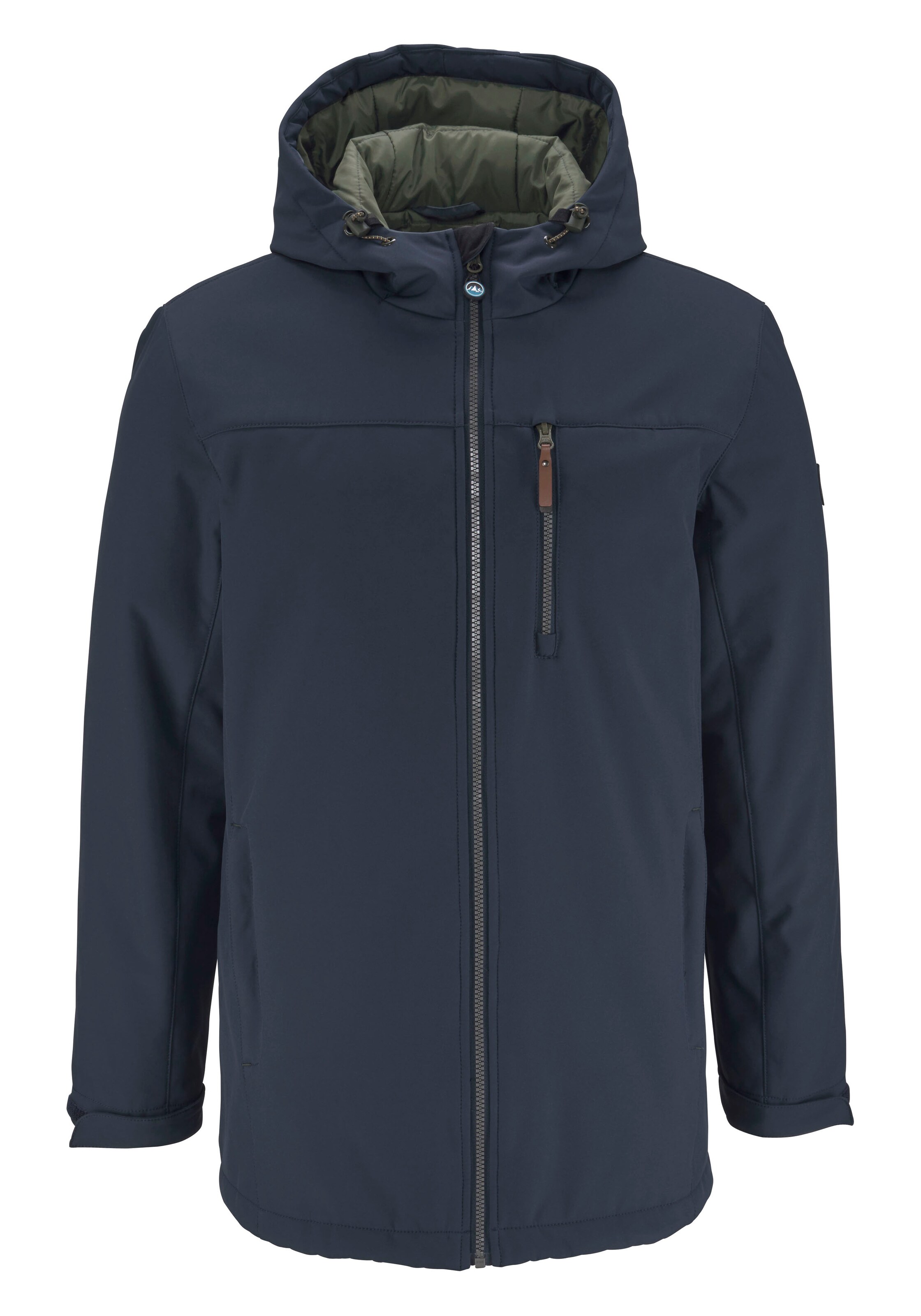 POLARINO Jacke in Blau: Vorderseite