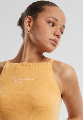 Karl Kani Top 'Small Signature Knit 90s' in Orange