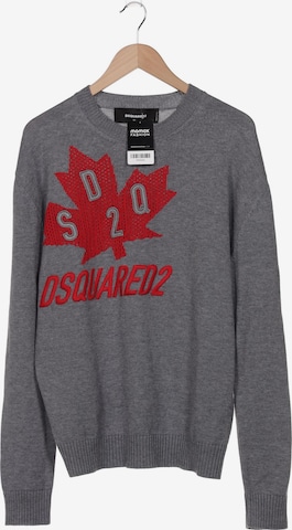 DSQUARED2 Sweater & Cardigan in XL in Grey: front