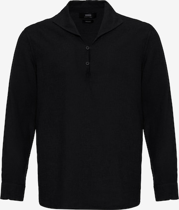 juoda Antioch Marškinėliai: priekis