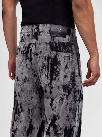 YVZ Denim Baggy Jeans 'Moon' in Grey