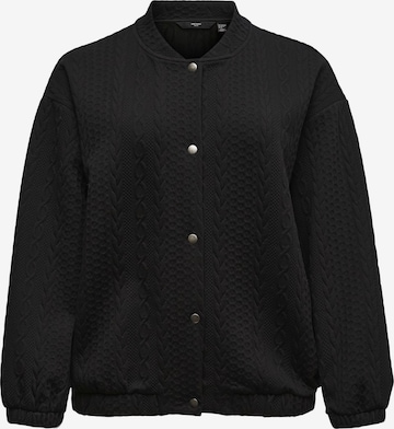 Veste de survêtement 'VMCJanni' Vero Moda Curve en noir : devant