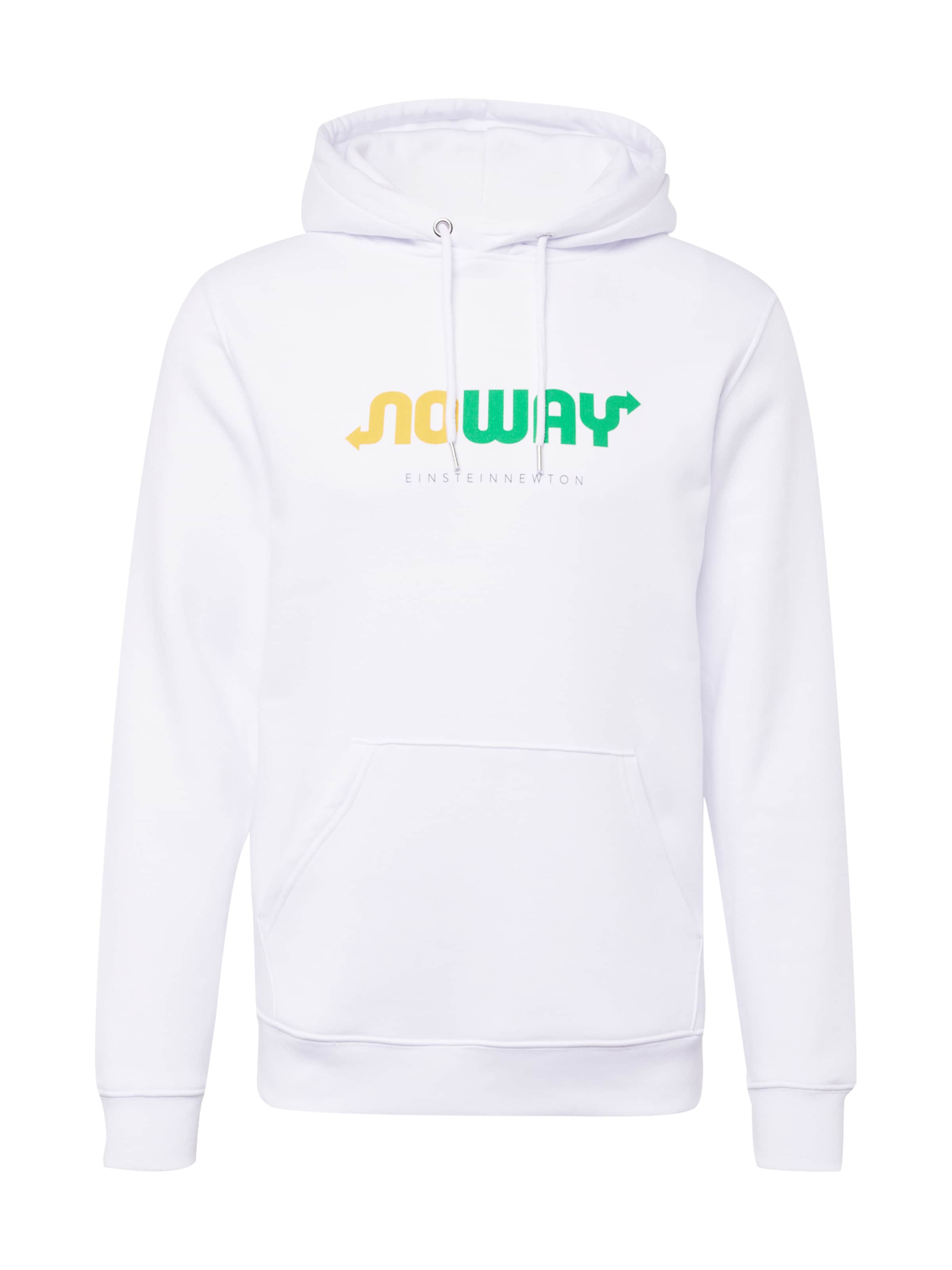 balts EINSTEIN & NEWTON Sportisks džemperis: no priekšpuses