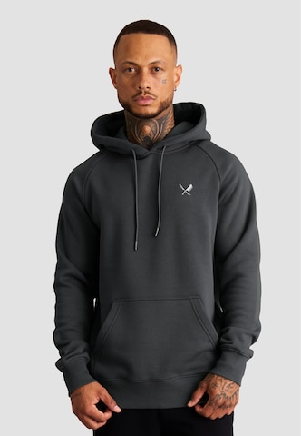 Distorted People Mikina – šedá: přední strana