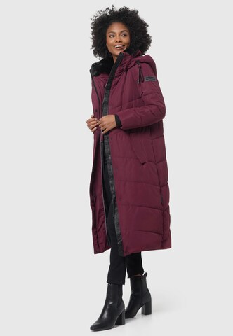 NAVAHOO Zimný kabát 'Hingucker XIV' - Červená