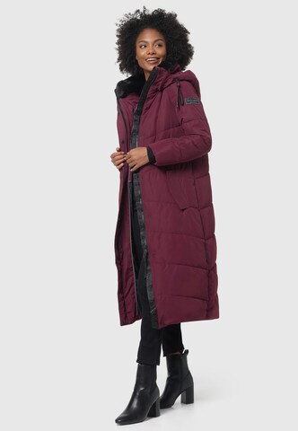 Manteau d’hiver 'Hingucker XIV' NAVAHOO en rouge