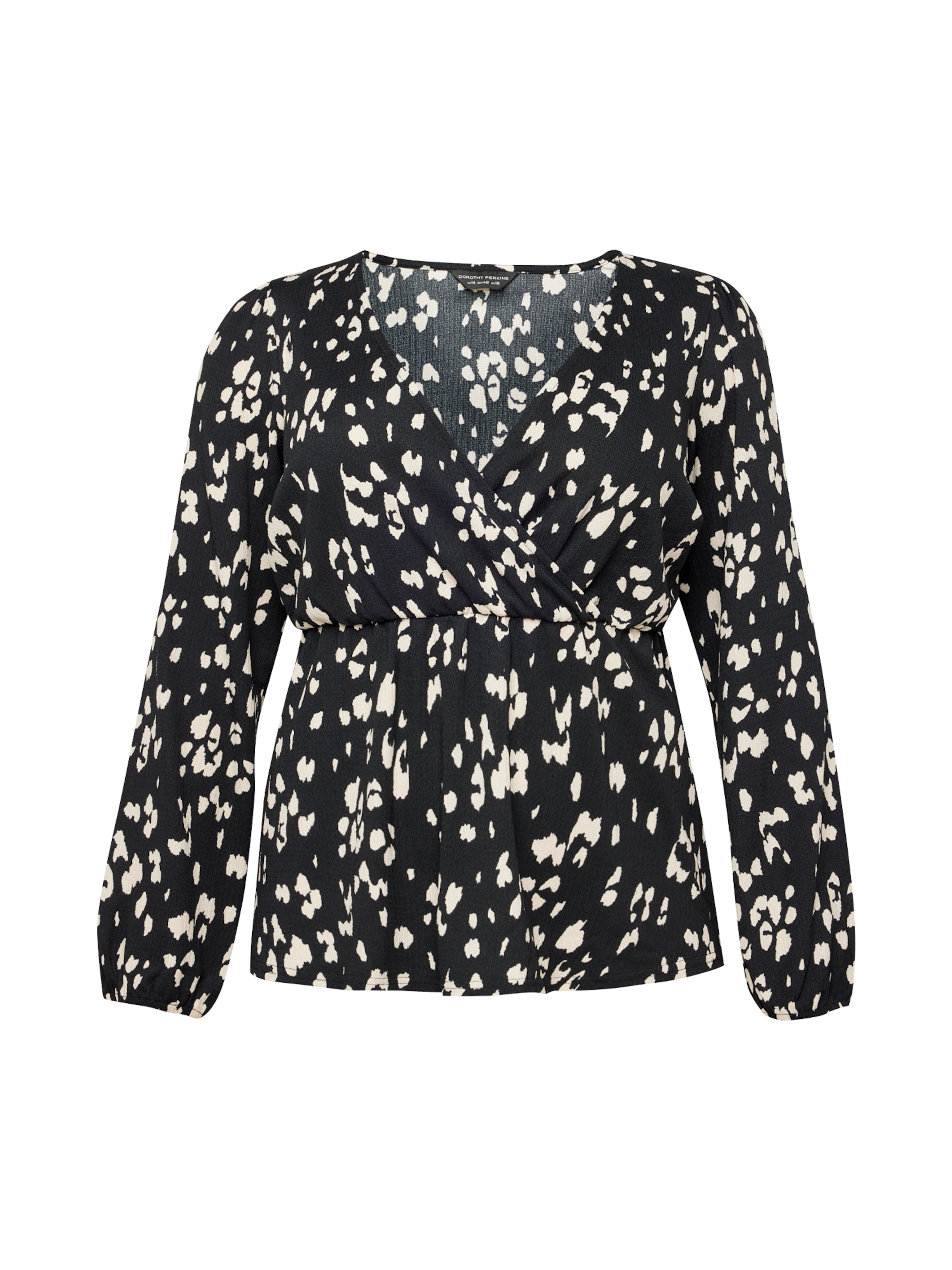 Camicia da donna di Dorothy Perkins Curve in nero: frontale