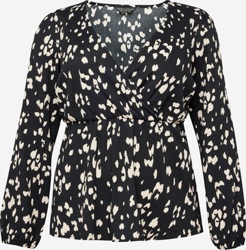 Dorothy Perkins Curve Blus i svart: framsida