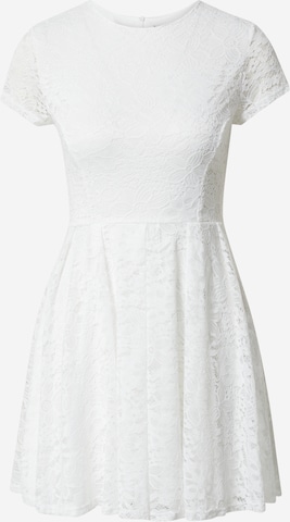 WAL G. - Vestido 'LEONA' en blanco: frente