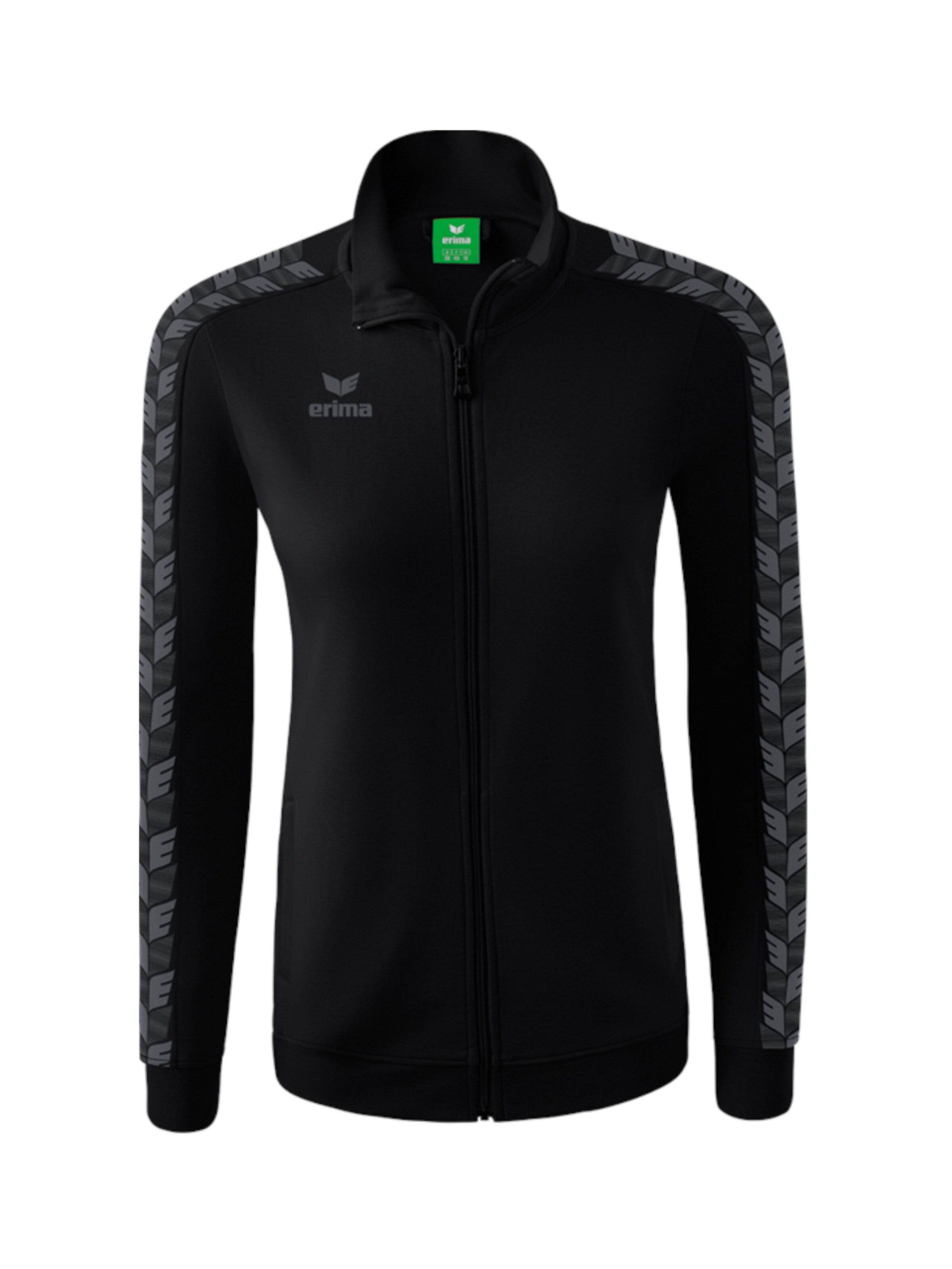 ERIMA Athletic Jacket in Black: front