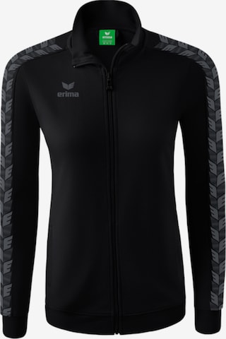 ERIMA Sportjacke in Schwarz: Vorderseite