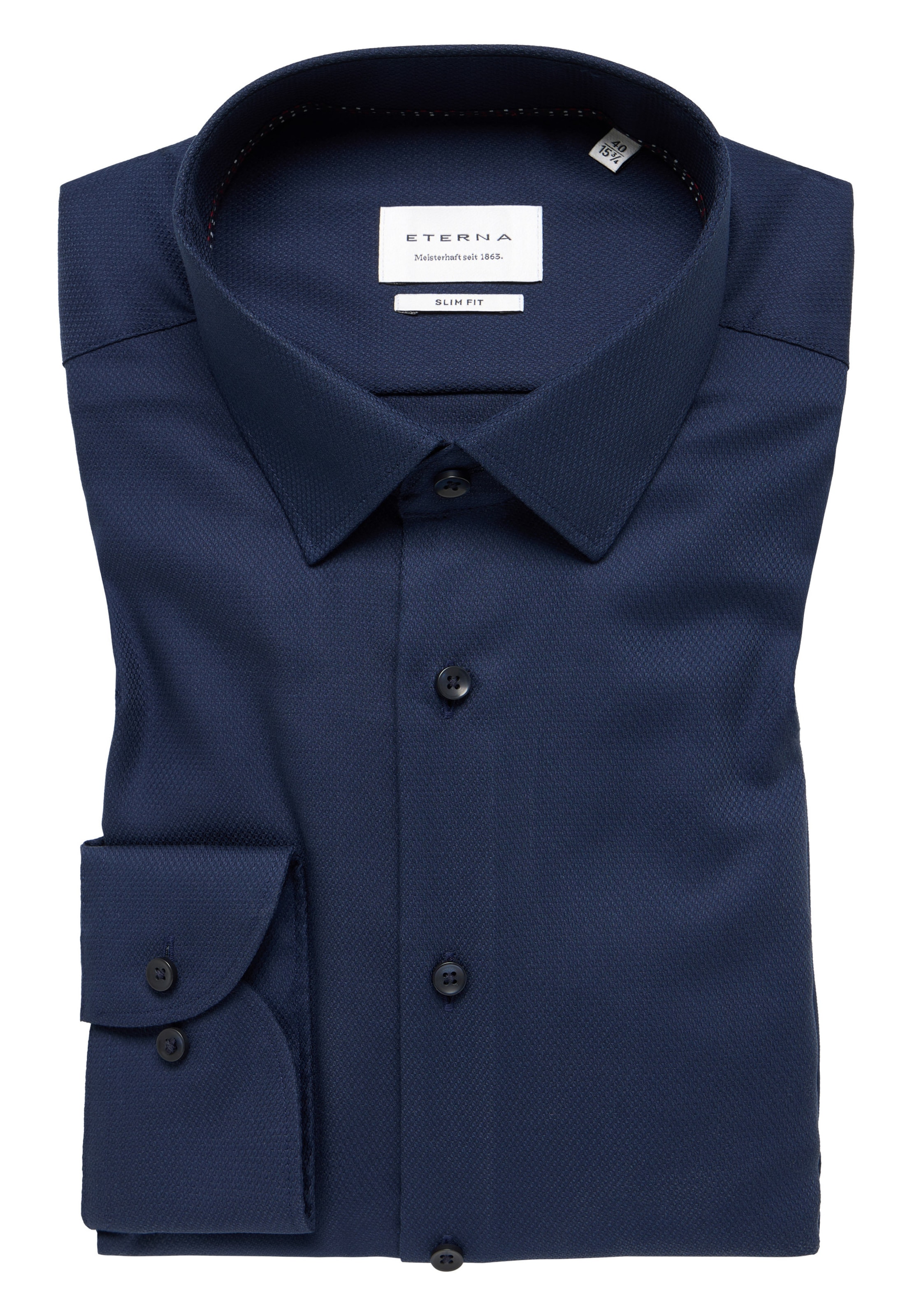 ETERNA Slim fit Zakelijk overhemd in Blauw